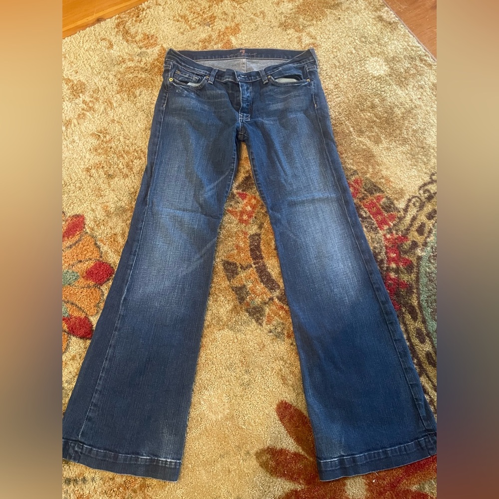 7 for all Mankind Wide-leg Jeans